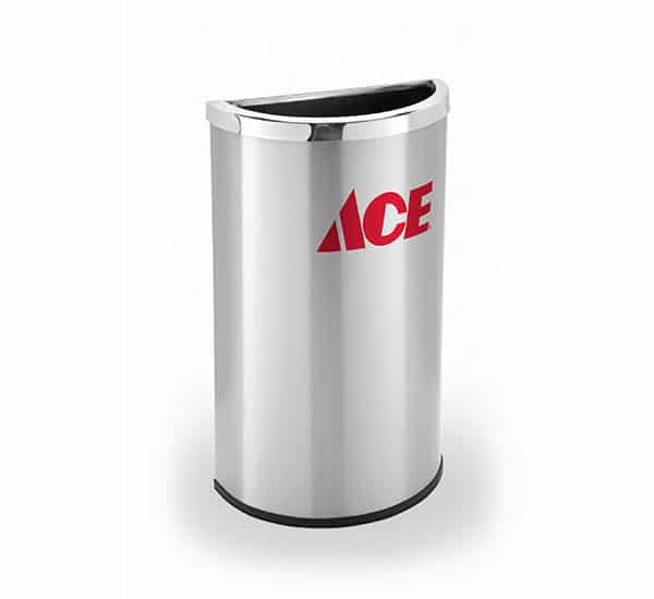 Custom Logo Trash Cans & Site Furnishings Commercial Zone Products