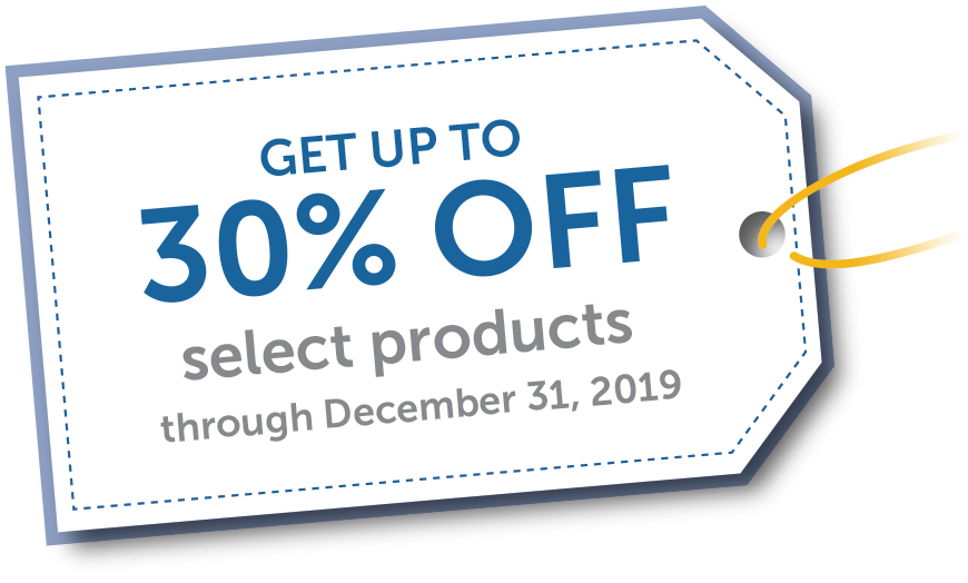 Get up to 30% off select waste solutions