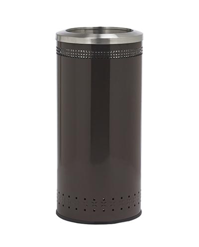 Imprinted Open-Top Waste Container
