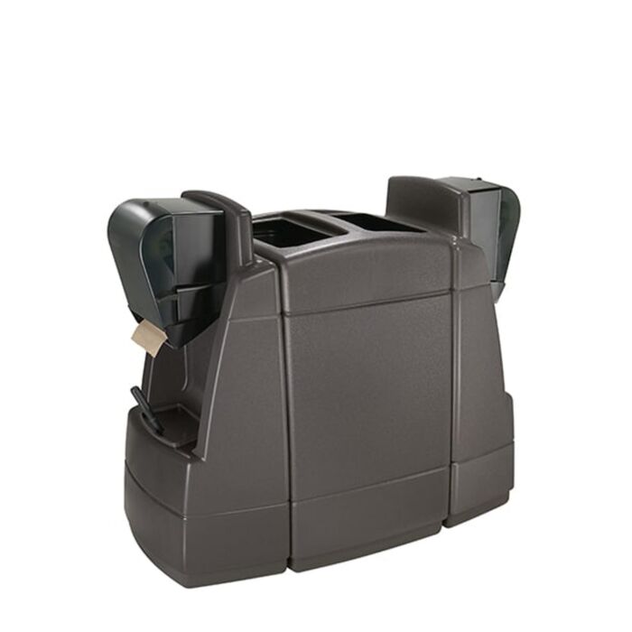 Maui Waste And Windshield Service Center, 55-Gallon Square, Double-Sided, Open-Top Lid
