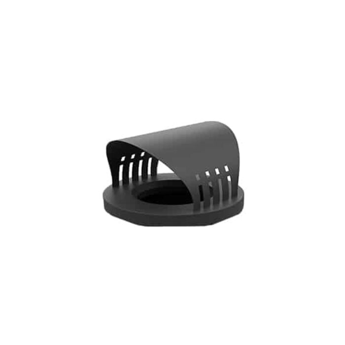 Replacement Black Canopy Lid for Parkview Trash Container, 45-Gallon Round