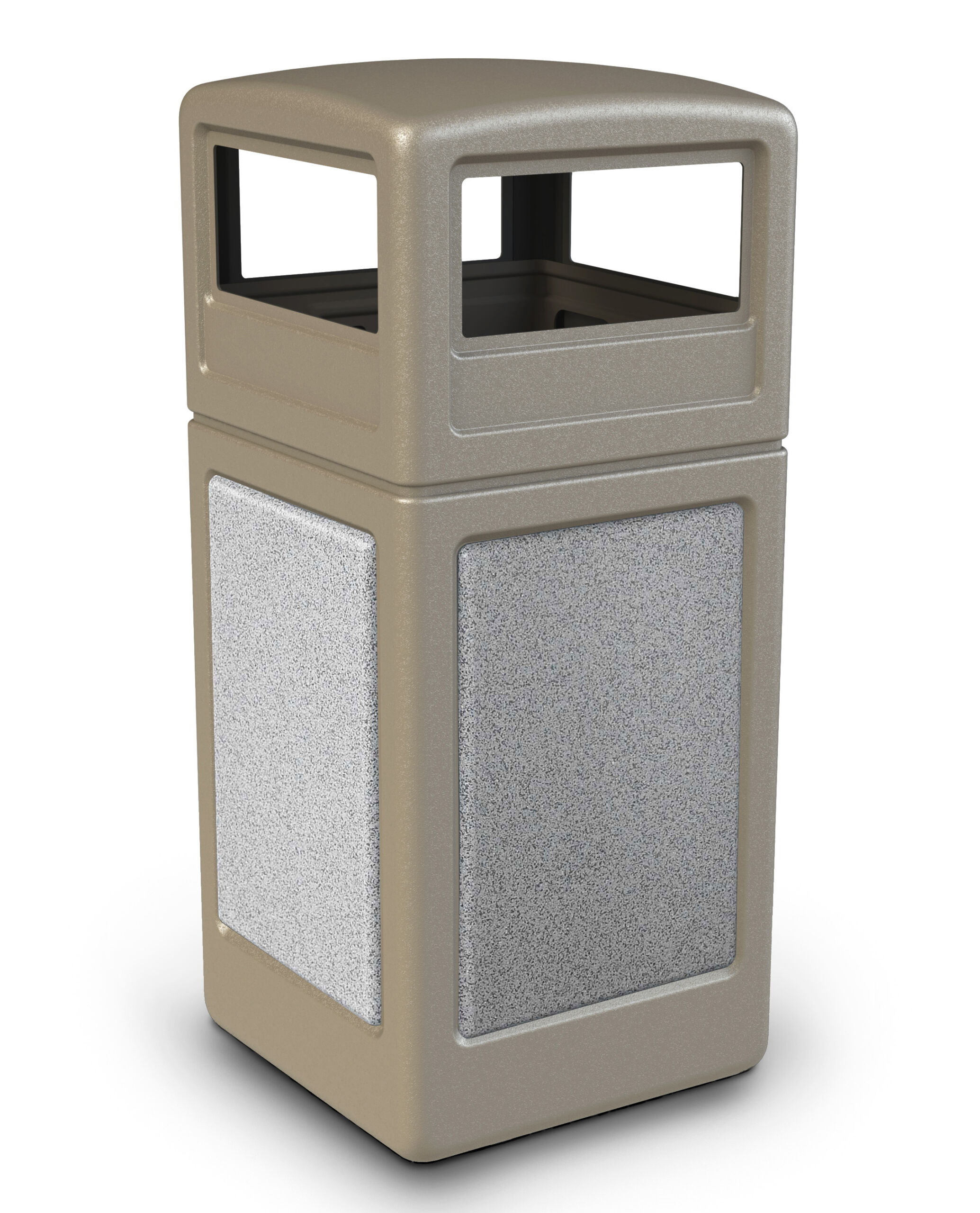 RED 42 GALLON TRASH RECEPTACLE DOME TOP & LINER RED 42 GALLON TRASH RECEPTACLE DOME TOP & LINER