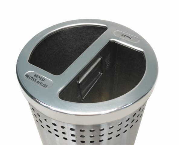 35 gallon Commercial Trash Can - Plastic, Square – JRJ Food Equipment