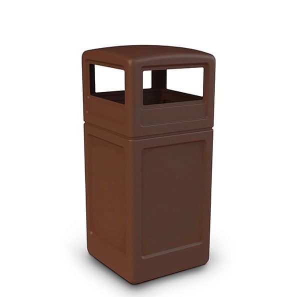 Large Capacity Outdoor Trash Can with Lid Commercial Covered