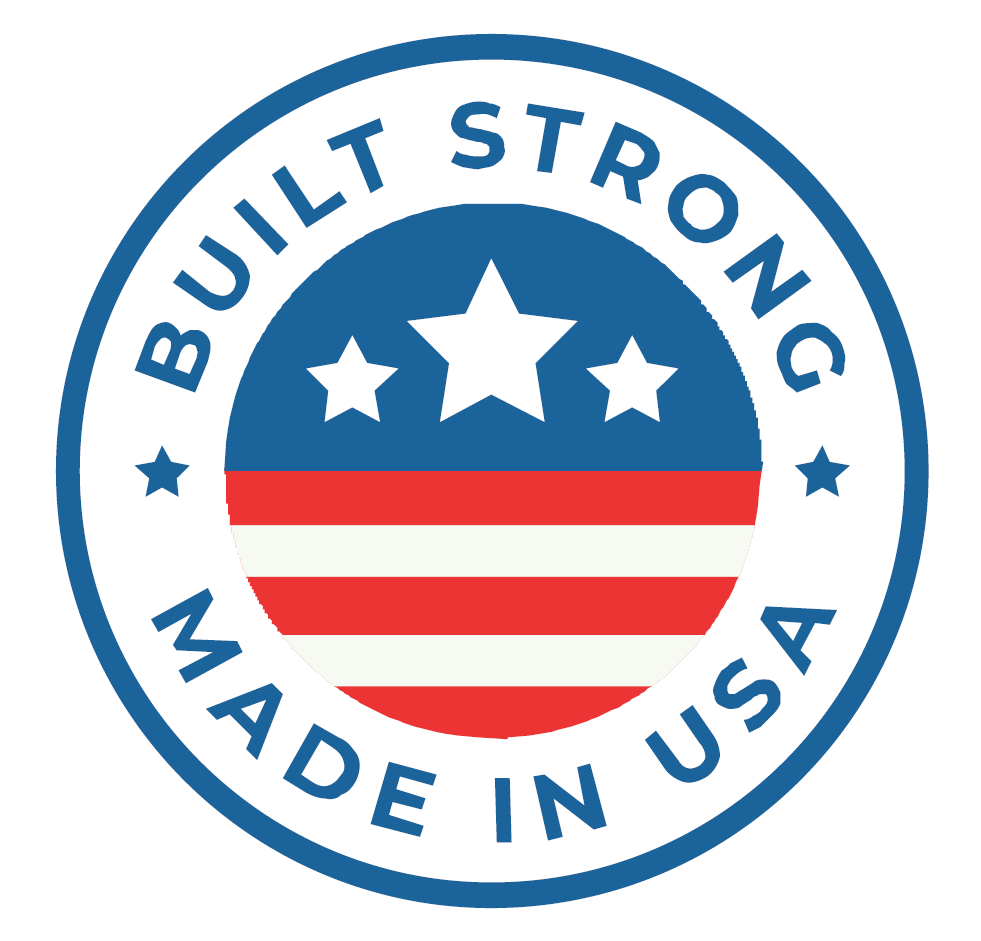 Built strong made in USA logo