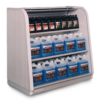 PolyTec™ Roll Top Merchandiser, 48"W x 24"D x 47"H - Image 3
