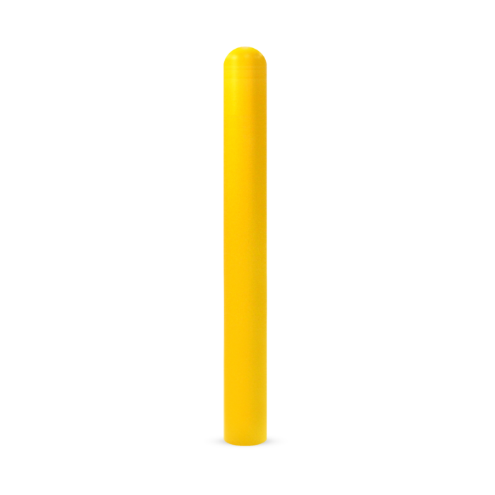 Post Guard Bollard Cover, 8-7/8″ X 72″, Dome Top, Yellow / No Tape, 2-Pack